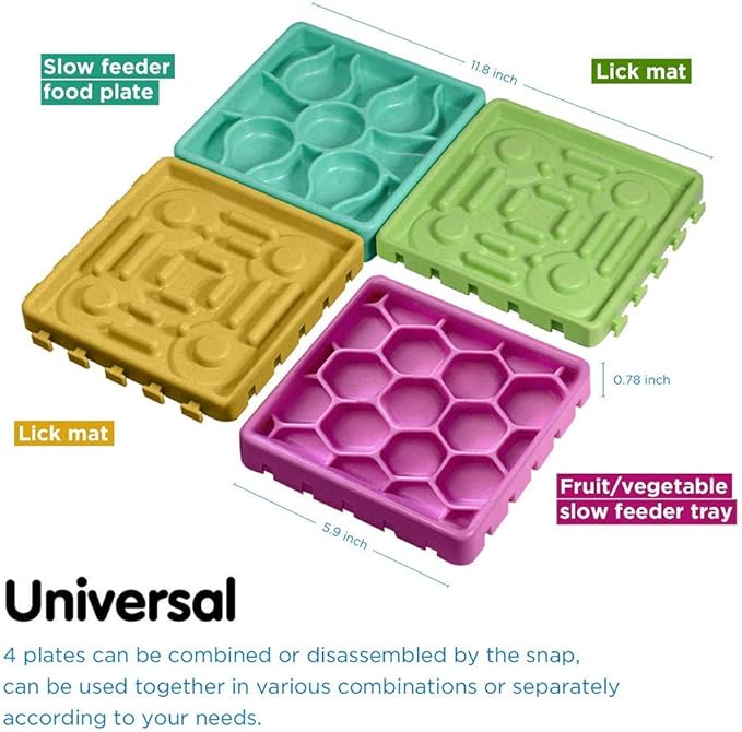 Slow Feeder Lick Tray